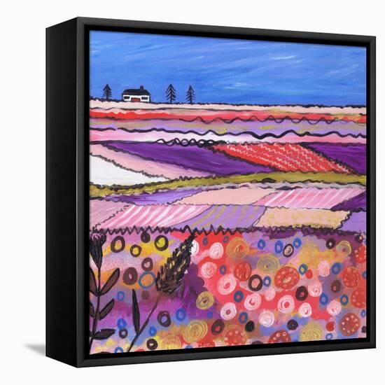 A Country View-Caroline Duncan-Framed Stretched Canvas