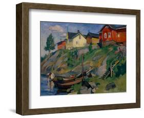 A Country Village in Finland, 1915-Osip Emmanuilovich Braz-Framed Giclee Print