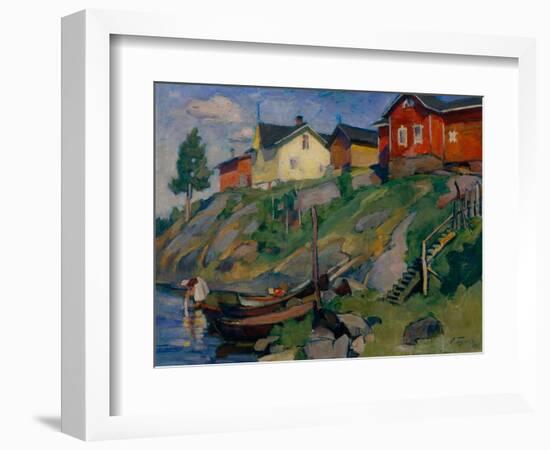 A Country Village in Finland, 1915-Osip Emmanuilovich Braz-Framed Giclee Print