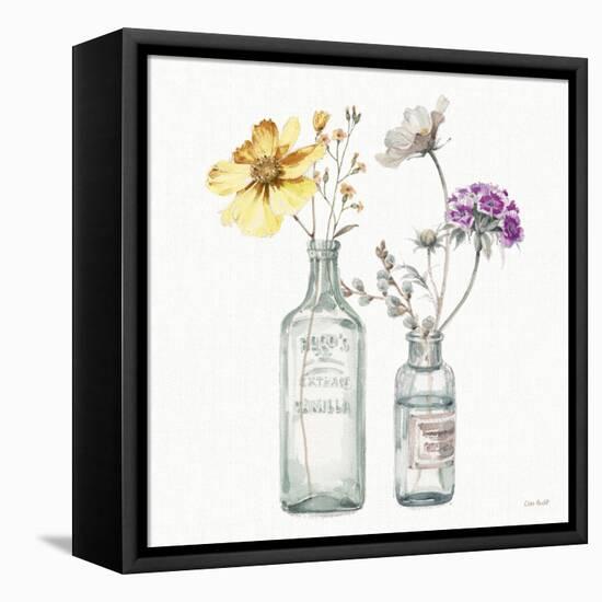 A Country Weekend X v2 Yellow Purple-Lisa Audit-Framed Stretched Canvas