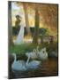 A Couple and Swans-Gaston De Latouche-Mounted Giclee Print