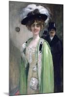 A Couple Arriving at an Event, C1872-1929-Henri Gervex-Mounted Giclee Print