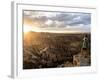 A Couple at Sunset in Bryce Canyon National Park, Utah, in the Summer Overlooking the Canyon-Brandon Flint-Framed Photographic Print