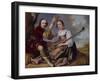 A Couple in a Pastoral Landscape-Jacob Gerritsz Cuyp-Framed Giclee Print