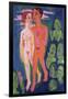 A Couple in Front of a Crowd-Ernst Ludwig Kirchner-Framed Giclee Print