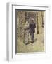 A Couple in the Street, 1887-Charles Angrand-Framed Premium Giclee Print