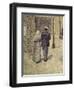 A Couple in the Street, 1887-Charles Angrand-Framed Giclee Print