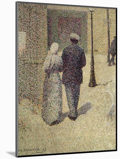 A Couple in the Street, 1887-Charles Angrand-Mounted Giclee Print