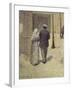 A Couple in the Street, 1887-Charles Angrand-Framed Giclee Print