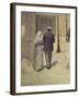 A Couple in the Street, 1887-Charles Angrand-Framed Giclee Print