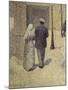 A Couple in the Street, 1887-Charles Angrand-Mounted Giclee Print