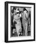 A Couple Leave their Wedding and onto their Honeymoon, Ca. 1955-null-Framed Photographic Print