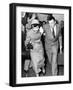 A Couple Leave their Wedding and onto their Honeymoon, Ca. 1955-null-Framed Photographic Print