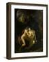 A Couple Making Love in a Park Spied on by Children-Adriaen Van Der Werff-Framed Art Print