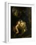 A Couple Making Love in a Park Spied on by Children-Adriaen Van Der Werff-Framed Art Print