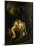 A Couple Making Love in a Park Spied on by Children-Adriaen Van Der Werff-Mounted Art Print