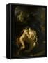 A Couple Making Love in a Park Spied on by Children-Adriaen Van Der Werff-Framed Stretched Canvas