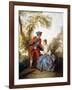 A Couple Making Music in a Landscape-Nicolas Poussin-Framed Giclee Print