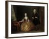 A Couple Making Music-Cornelis Troost-Framed Art Print