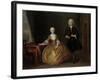 A Couple Making Music-Cornelis Troost-Framed Art Print