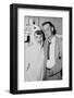 A Couple on a Date at a Costume Party Pose, Ca. 1955-null-Framed Photographic Print