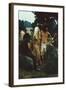 A Couple Stand Together at the Woodstock Music and Arts Fair, Bethel, New York, August 1969-John Dominis-Framed Photographic Print