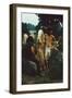 A Couple Stand Together at the Woodstock Music and Arts Fair, Bethel, New York, August 1969-John Dominis-Framed Photographic Print