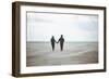 A Couple Together on a Winter S Day on a Beach-Clive Nolan-Framed Photographic Print