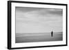 A Couple Together on a Winter Sday on a Beach-Clive Nolan-Framed Photographic Print