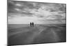 A Couple Together on a Winters Day on a Beach-Clive Nolan-Mounted Photographic Print