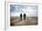 A Couple Together on a Winters Day on a Beach-Clive Nolan-Framed Photographic Print