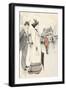 A Couple Waiting for a Bus-Théophile Alexandre Steinlen-Framed Giclee Print