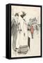 A Couple Waiting for a Bus-Théophile Alexandre Steinlen-Framed Stretched Canvas