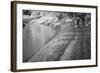 A Couple Walking Along a Canal on a Wet Day-Clive Nolan-Framed Photographic Print