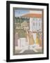 A Couple Walking, Pahari School-null-Framed Giclee Print