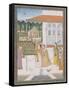 A Couple Walking, Pahari School-null-Framed Stretched Canvas