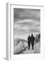 A Couple Walking Together on a Winter Day-Clive Nolan-Framed Photographic Print