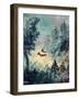 A couple-Pol Ledent-Framed Art Print