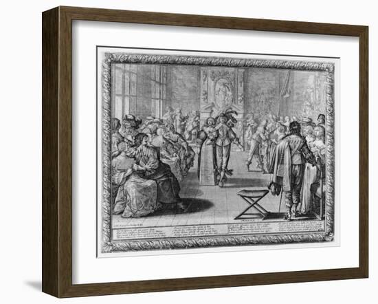 A Court Ball, C.1630-Abraham Bosse-Framed Giclee Print