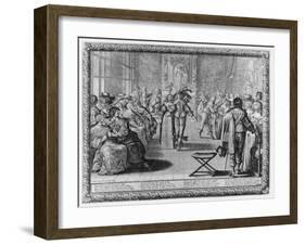 A Court Ball, C.1630-Abraham Bosse-Framed Giclee Print