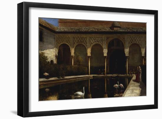 A Court in the Alhambra in the Time of the Moors-Edwin Lord Weeks-Framed Giclee Print