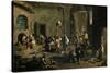 A Court of the Inquisition, circa 1710-20-Alessandro Magnasco-Stretched Canvas