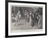 A Court Scandal at the Court Theatre-null-Framed Giclee Print