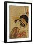 A Courtesan Raising Her Sleeve-Kitagawa Utamaro-Framed Giclee Print