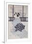 A Courtisan with a Shamisen-Kikugawa Toshinobu Eizan-Framed Giclee Print