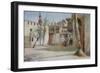 A Courtyard Near the Tentmakers' Bazaar, Cairo-Walter Spencer-Stanhope Tyrwhitt-Framed Giclee Print