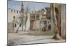 A Courtyard Near the Tentmakers' Bazaar, Cairo-Walter Spencer-Stanhope Tyrwhitt-Mounted Giclee Print