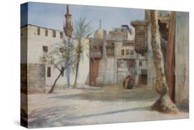 A Courtyard Near the Tentmakers' Bazaar, Cairo-Walter Spencer-Stanhope Tyrwhitt-Stretched Canvas