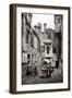 A Courtyard Surrounded by Buildings in Venice, c.1880-Ferdinando Ongania-Framed Photographic Print