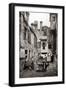 A Courtyard Surrounded by Buildings in Venice, c.1880-Ferdinando Ongania-Framed Photographic Print